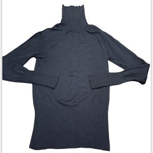 POOF TURTLE NECK TOP SHIRT LONG SLEEVE Black Size Large